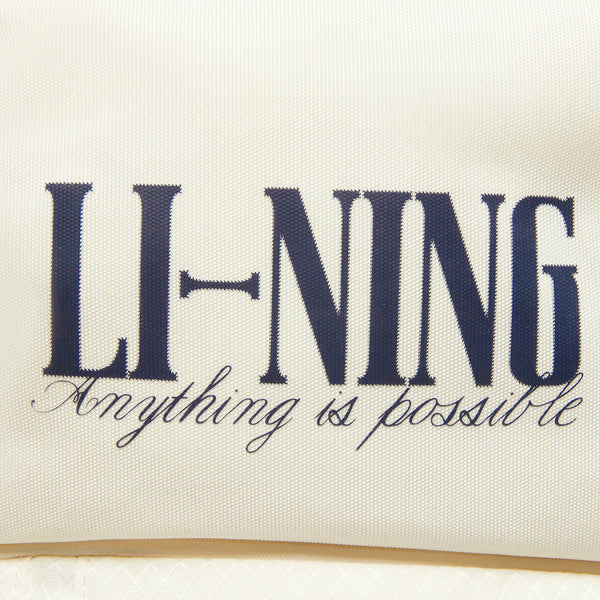 កាបូបស្ពាយ Li-Ning Unisex រចនាបថកីឡា LN ការពារទឹក 100% Polyester 320*200*480mm 30.7L កាបូបស្ពាយ LiNing ទាន់សម័យ ABSW129