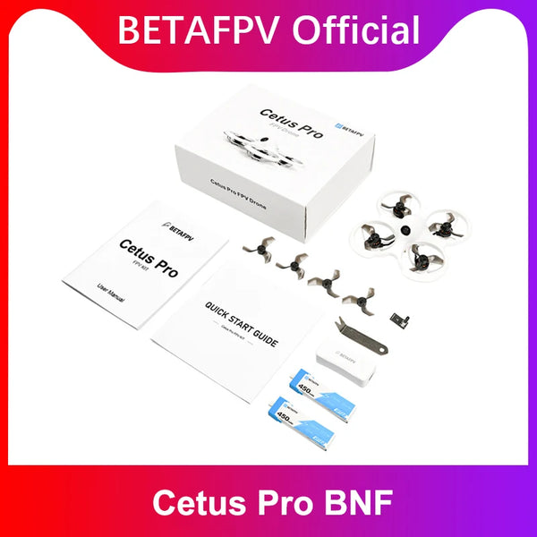 BETAFPV Cetus X /Cetus Pro យន្តហោះគ្មានแปรง BNF ម៉ូទ័រគ្មានជក់ FPV យន្តហោះគ្មានមនុស្សបើកប្រណាំង លក់ដាច់បំផុត