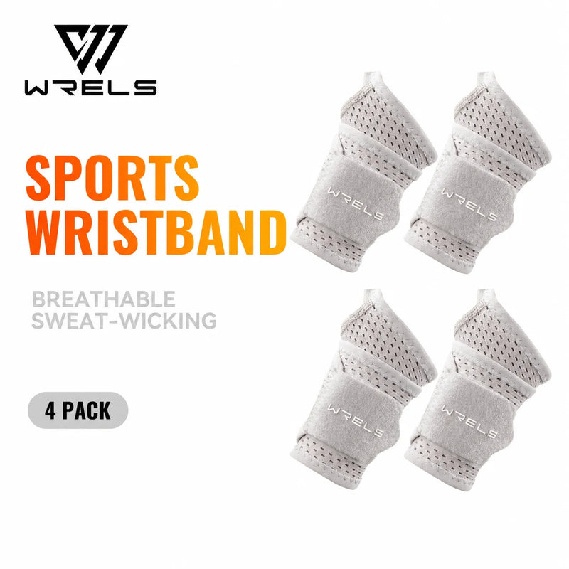 WRELS Compression Wristband Adjustable Wrist Brace Breathable Carpal Tunnel Pain Relief Sports Workout Sports Wrist Support
