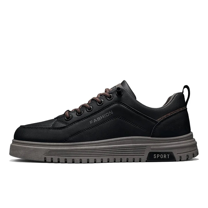 Men's casual shoes four seasons breathable soft-sole anti-slip outdoor walking shoes lightweight flat shoes sports board shoes