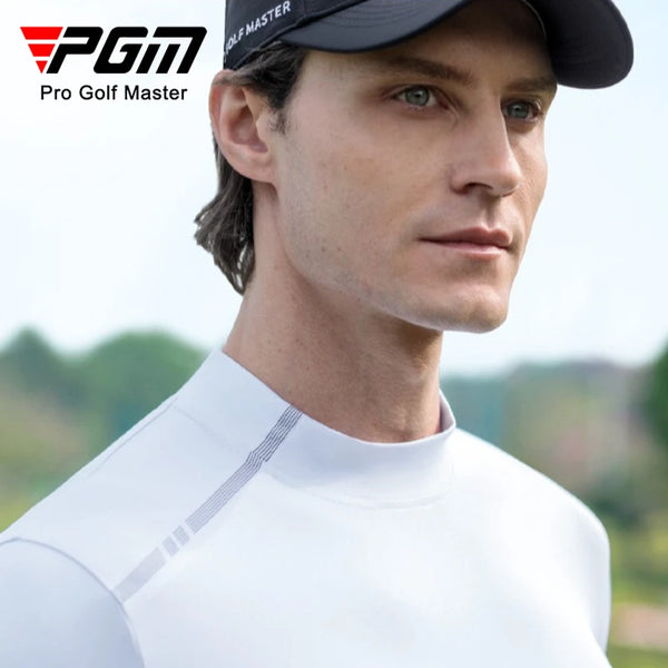 PGM Golf Men's Long Sleeve Bottom Shirt Spring/Summer High Elasticity Soft Clothes Top YF866