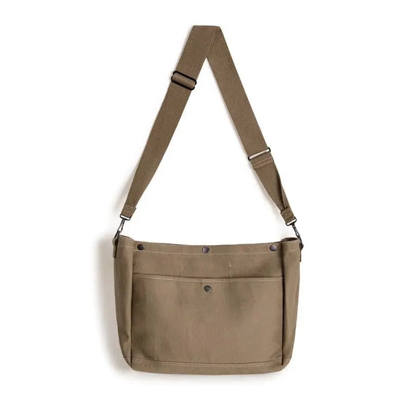 កាបូបស្ពាយ Maden Vintage Outdoor កាបូបស្ពាយបុរស ទំហំធំ សម្រាប់ស្ពាយចំហៀង ងាយស្រួលយកតាមខ្លួន ងាយស្រួលធ្វើដំណើរ ងាយស្រួលប្រើប្រាស់ប្រចាំថ្ងៃ