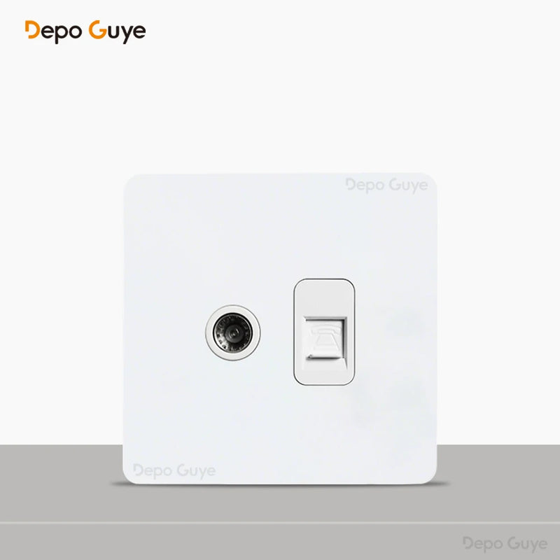 Toggle Switch White Stainless Steel Panel Retro Lever Switch AC110-250V 1 2 3 4Gang 2Way Wall light Switch Dual EU/France Socket