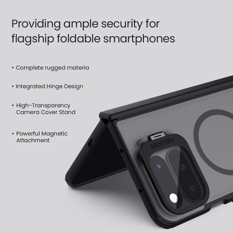 NILLKIN For Google Pixel 11 Pro Fold Magsafe Case Frosted Shield Pro Magnetic Wireless Charging Back Cover For Pixel 11 Pro Fold