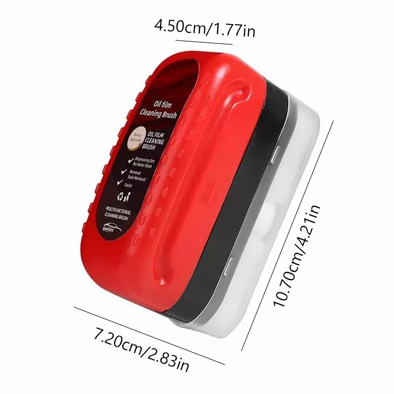 SEAMETAL Car Glass Sponge Cleaning Brush Car Window Glass Cleaner Removes Dirt Windshield Oil Film Cleaner Glass Oil Film Brush