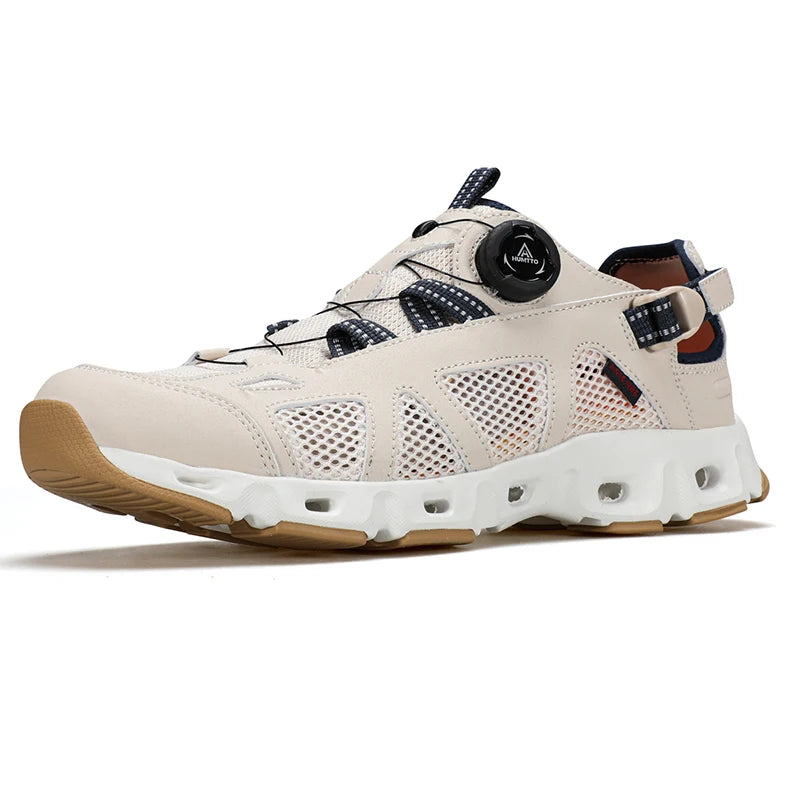 HUMTTO Mesh Woman Sneaker Quick Drying Wading Sandals Outdoor Hiking Shoes for Women Breathable Summer Aqua Shoe Beach Sneakers