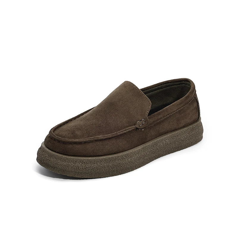 Men's slip on casual shoes four seasons new soft-sole anti-slip comfort light breathable versatile outdoor walking sports shoes