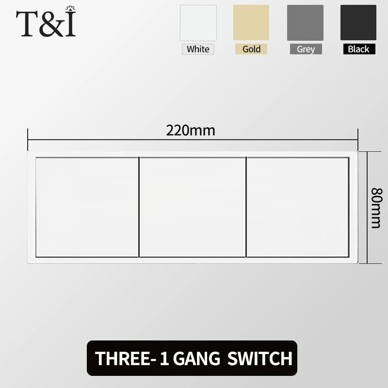 European Wall Socket EU Outlet, USB Type-C Charging Ports, 1/2 Gang Light Switch, 16A 250V, Flush Mount, White Panel, 80×80mm