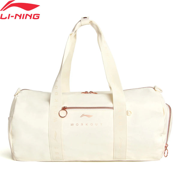 កាបូបស្ពាយហាត់ប្រាណ Li-Ning Unisex ទំហំ 445*240*240mm ផលិតពីប៉ូលីអេស្ទ័រ 100% សមត្ថភាពធំ កាបូបស្ពាយហាត់ប្រាណ LiNing បុរស ស្ត្រី កាបូបស្ពាយកីឡា ABLV001