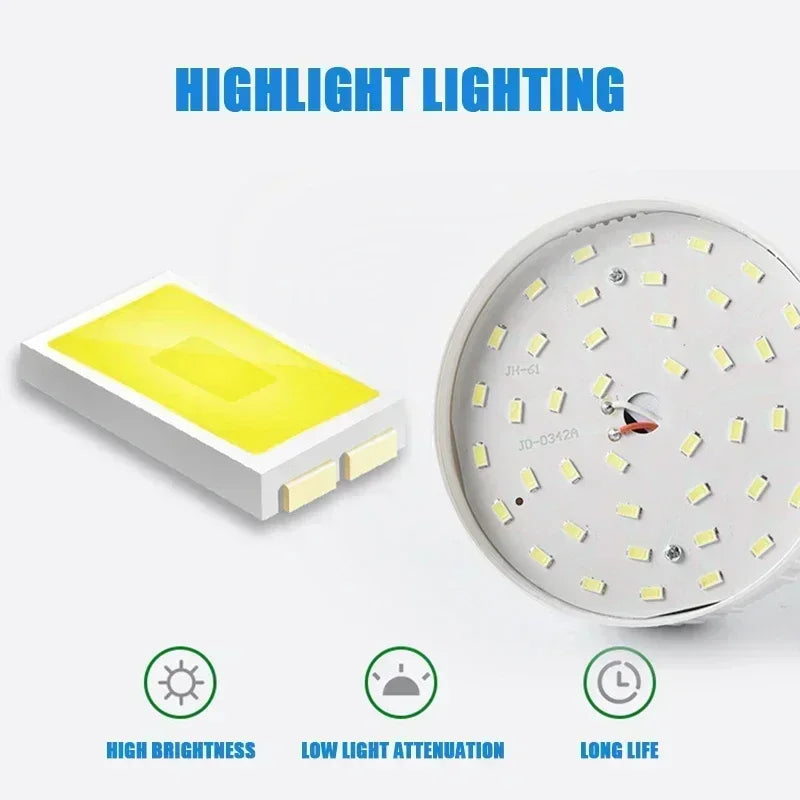 ភ្លើងសម្រាប់បោះតង់ ចង្កៀង LED ចល័ត អាចសាកបានដោយ USB អំពូលព្យួរក្រៅផ្ទះ ភ្លើងសង្គ្រោះបន្ទាន់សន្សំសំចៃថាមពលសម្រាប់តង់សួនច្បារ