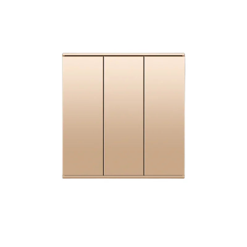 Uk Type 86 13A Universal Rose Gold 220V Wall Large Warped 1gang2way Cross Button Light Switch,USB Electric Plug Wall Socket
