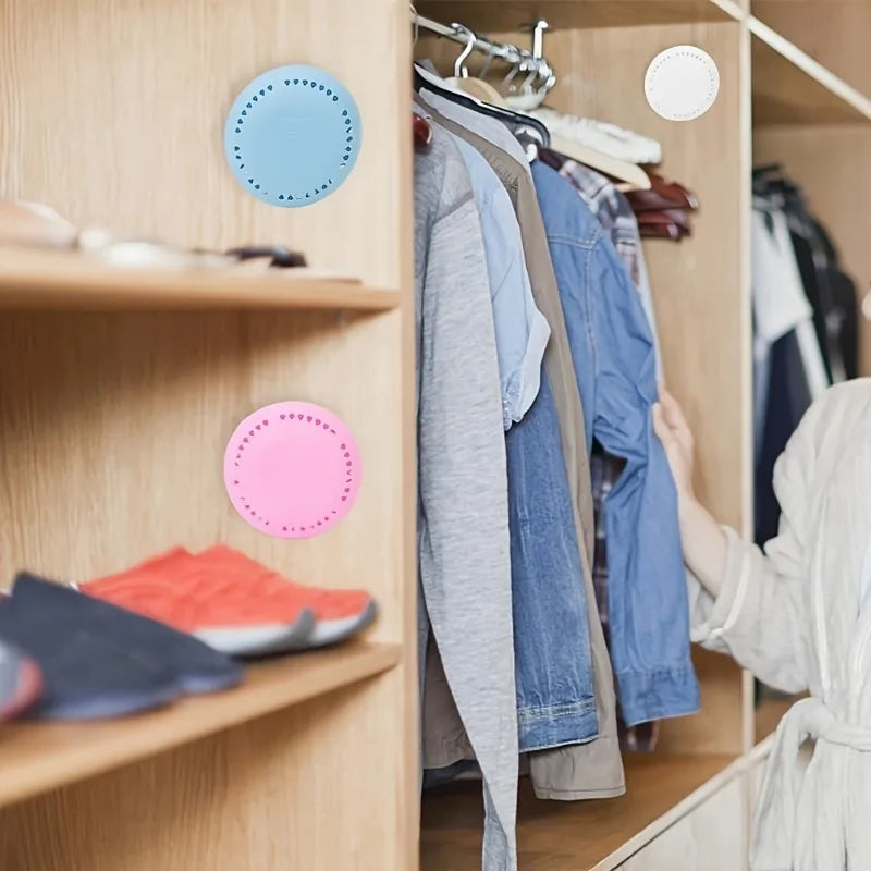 3/6pcs Sticky Solid Air Freshener Diffuser, Reusable Non-Toxic Deodorizer for Car Bathroom Closet Cabinet Office, random color.