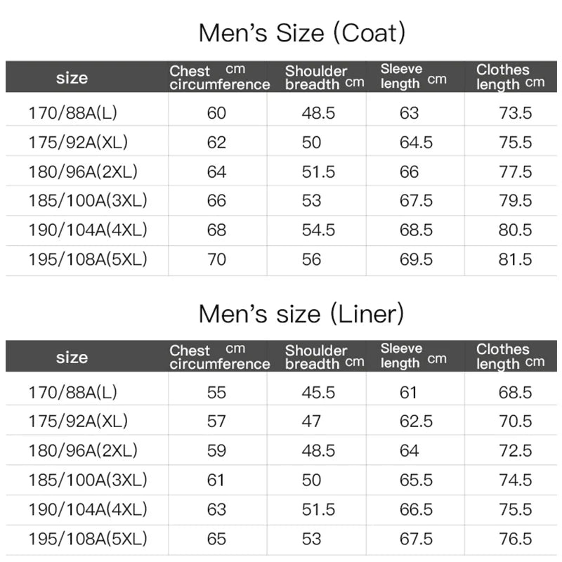 HUMTTO Winter Men's Jacket Autumn Keep Warm Camping Hiking Jackets Waterproof Sports Hunting Jackets Outdoor Windbreaker Coats