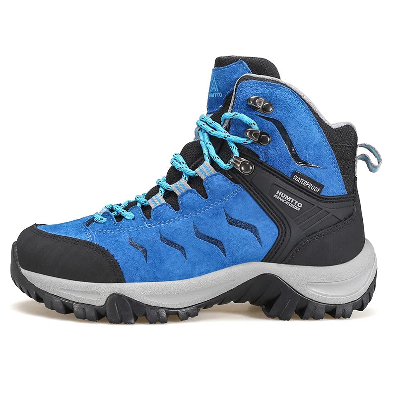 HUMTTO Hiking Shoes for Women Waterproof Sports Climbing Trekking Woman Boots New Luxury Designer Winter Outdoor Womens Sneakers
