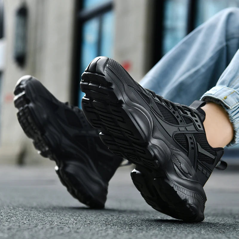 Men's Racing Casual Sneakers Four Seasons New Classic Outdoor Running Shoes Breathable Lightweight Students Speed Sports Shoes