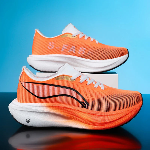 Men Women sneakers four seasons New breathable light Thick sole outdoor casual racing running shoes couples speed sports shoes