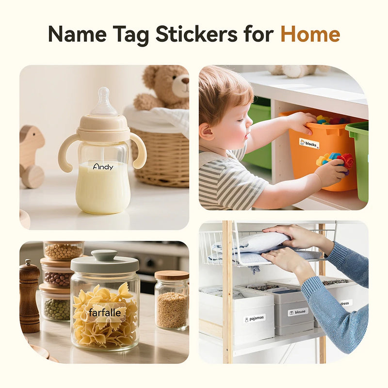 Niimbot Thermal Printer Labels 1 Roll of Self-adhesive Label Paper for D110 D11 D101 H1 H1S Bluetooth Label Maker