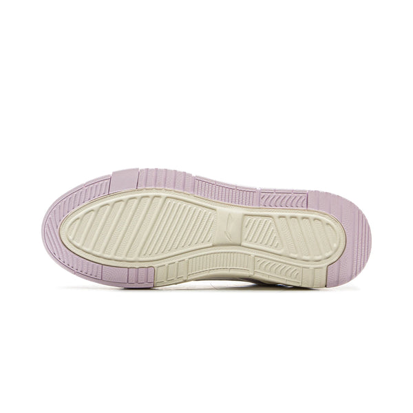 ស្បែកជើង Li-Ning សម្រាប់នារី COMMON 80S Lifestyle មានខ្នើយពីរ មានផាសុកភាព ទន់ ពាក់បាន ស្បែកជើងប៉ាតា LiNing Classic ធម្មតា AGCV208