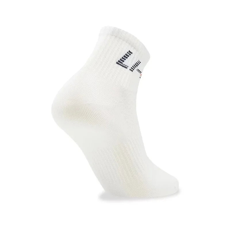 ស្រោមជើងកីឡា Li-Ning Unisex មានខ្យល់ចេញចូលបានល្អ មានផាសុកភាព ទំហំ 22-28 សង់ទីម៉ែត្រ អក្សរ LiNing សម្រាប់បុរស និងស្ត្រី ស្រោមជើងកជើងធម្មតា AWSW069