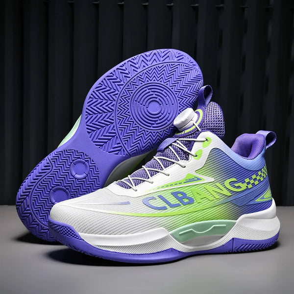 Basketball shoes spring summer anti-slip soft sole outdoor casual sneakers students lightweight breathable sports running shoes