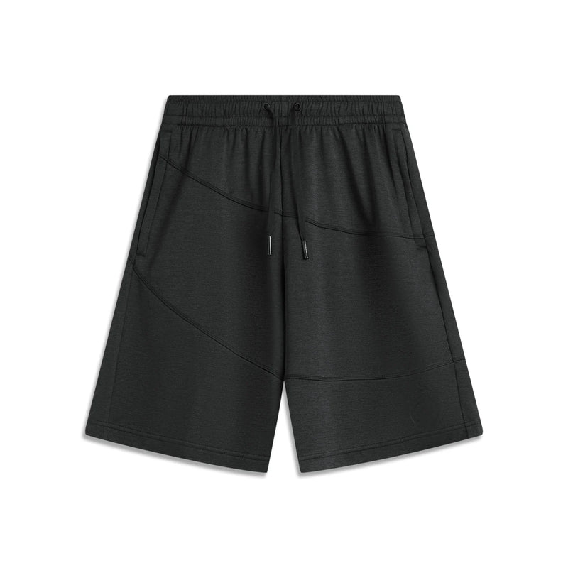 ខោខ្លីកីឡាបុរស Li-Ning Wade Knit 100% Polyester ទំហំធម្មតា មានផាសុកភាព មានហោប៉ៅស៊ីប បាតលីនីង AKYV141