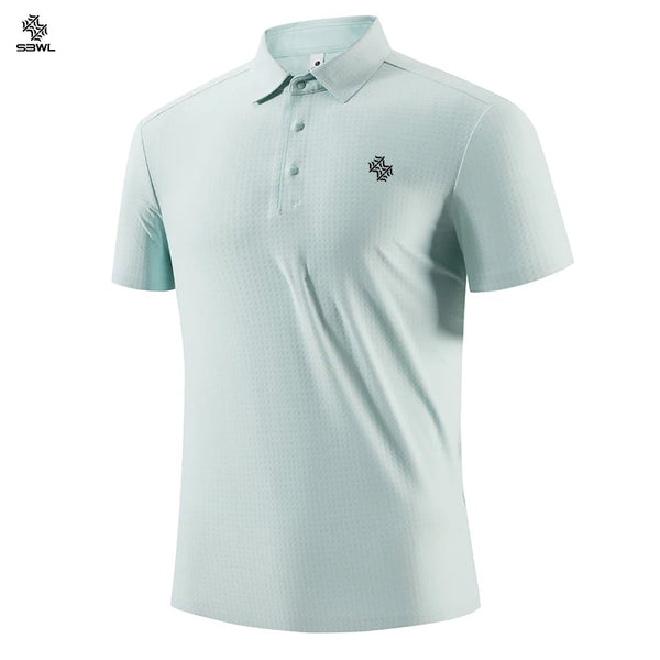 SBWL Summer Simple Printed Men's High-Quality Short-Sleeved T-Shirt for Outdoor Sports and Breathability Tops