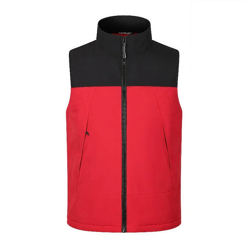 Fashionable Graphene Energy Couple Outdoor Vests in Ten Colors Breathable Waterproof Windproof Warm and Wear-Resistant