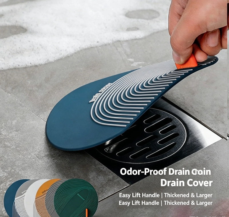 Floor Drain Deodorizer, Drain Plug, Insect and Odor Prevention Device, Bathroom Silicone Drain Cover, Sealing Cap