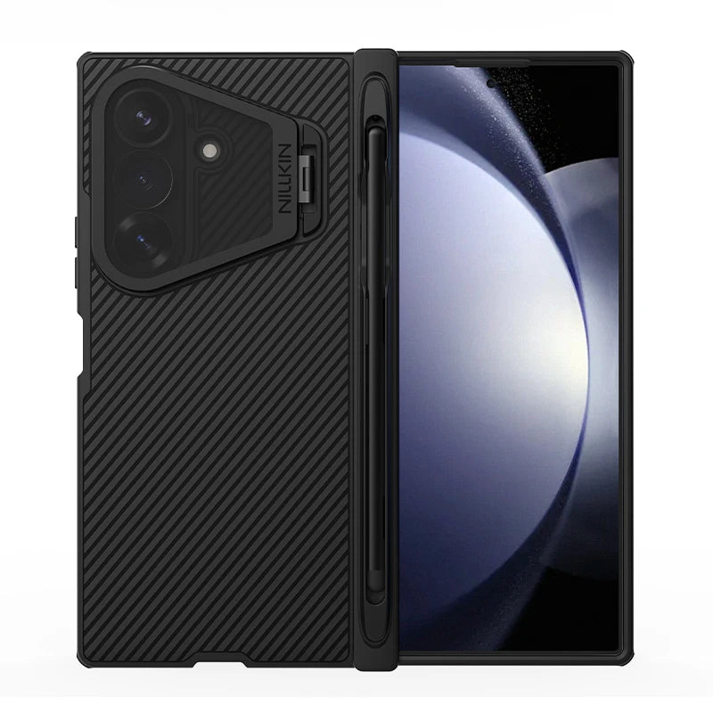 NILLKIN For Samsung Galaxy Z Fold 8 Ultra Magsafe Case with S-Pen Camshield Prop Magnetic Back Cover with Stand for Fold 8 Ultra