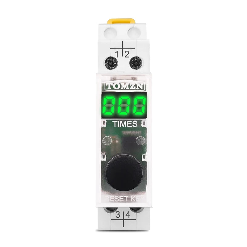TOMZN Din Rail LED Display SPD Surge Protective Device Lightning Strike Counter 220V 50/60Hz 0-999 Times TO-LSC TOMZN