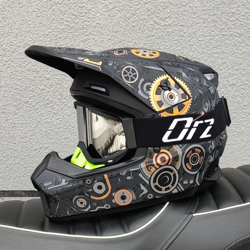 ORZ Latest Off Road Motorcycle Helmet Mountain Bike Speed Drop DH Helmet Capacetes de Moto Universal helmet