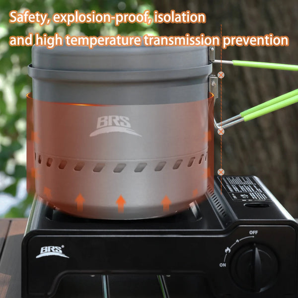 BRS 2600W Quick heat Wind-resistant infrared cartridge Gas Camping Stove  Outdoor Gas Burner
