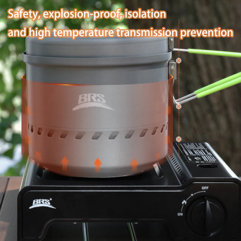BRS 2600W Quick heat Wind-resistant infrared cartridge Gas Camping Stove  Outdoor Gas Burner