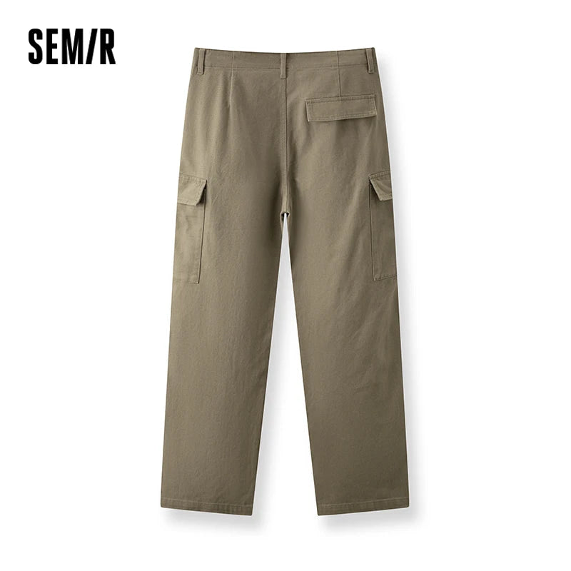 Semir Casual Pants Men Camo Cargo Pants Cool Relaxed Wide Leg 2025 Winter New Long Pants Outdoor Popular Men'S Clothing