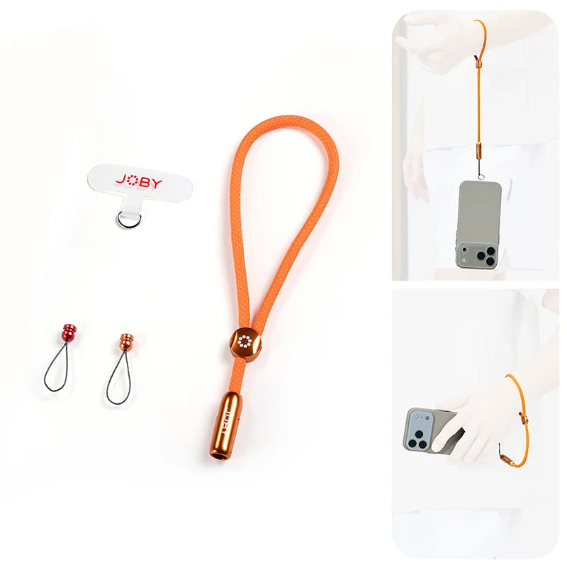 ខ្សែរក្រវ៉ាត់ទូរស័ព្ទ JOBY CarryLine™ CL04 ខ្សែរក្រវ៉ាត់ស្មា ខ្សែរក្រវ៉ាត់កដៃ សម្រាប់ Iphone 17 16 Samsung Huawei Xiaomi បញ្ចេញរហ័សដោយម៉ាញេទិក