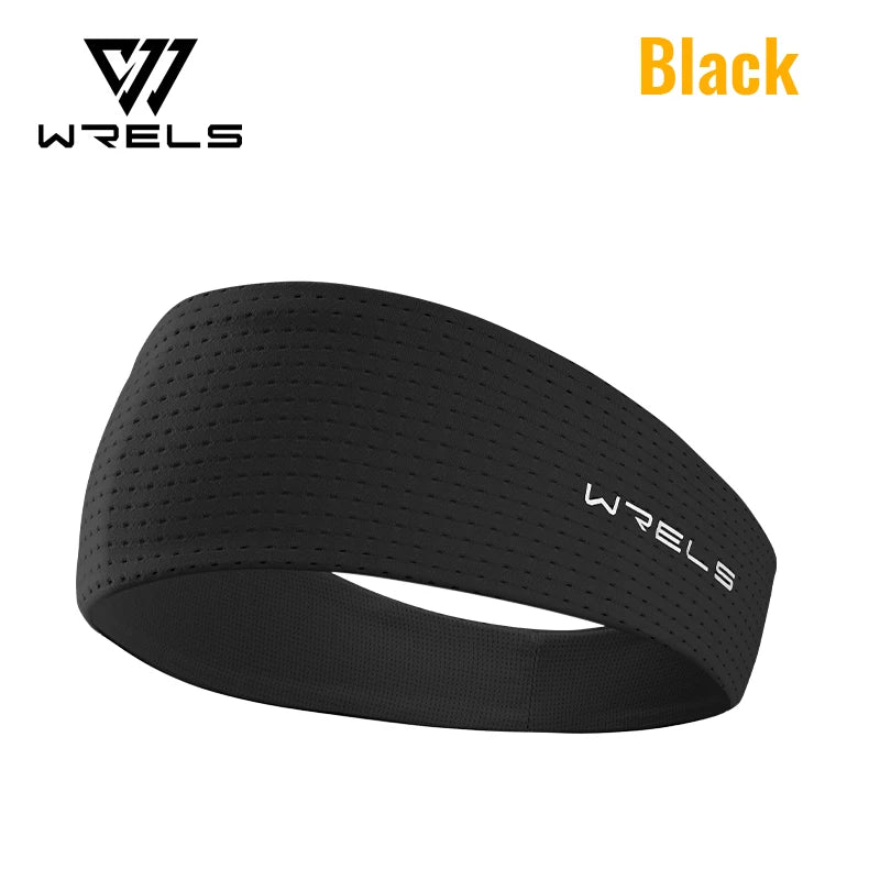 WRELS Sports Headband Non-slip Sweatband Breathable Hair Band Moisture Wicking Quick Dry Ultralight Men Women Tennis Headband