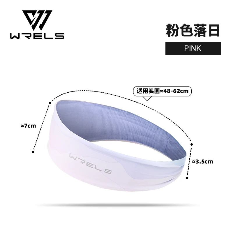 WRELS Sports Headband Elastic Sweatband for Men Women Yoga Headbands Sweat-absorption non-slip Running Fitness Sweatband