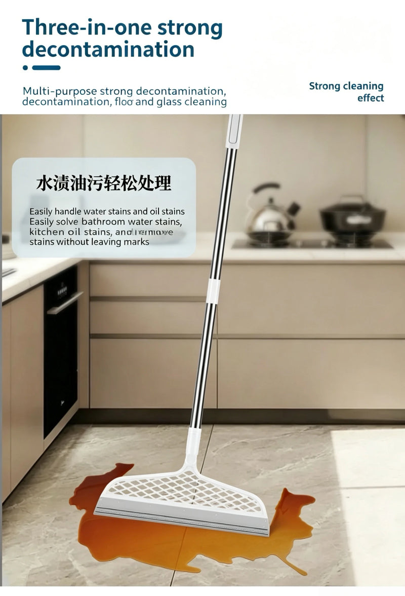 Silicone Scraper Broom Magic Wiper High Place Glass Wiper Floor Mop Household Splicing Cleaning Broom Bathroom Sweeping Water
