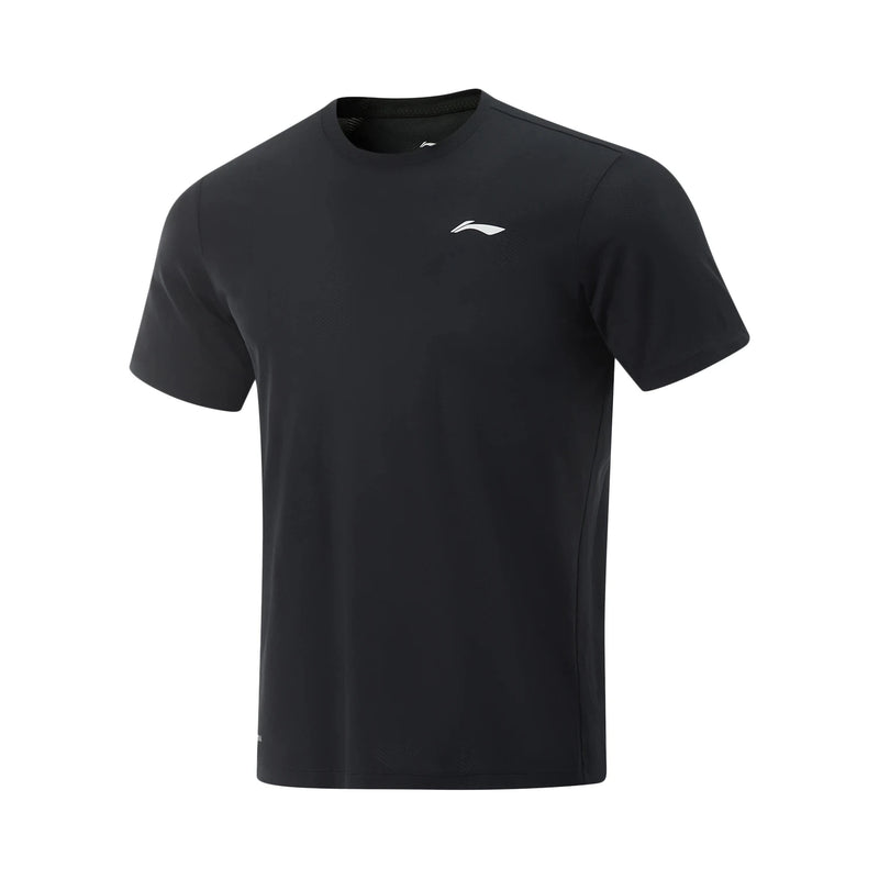 អាវយឺតហ្វឹកហាត់បុរស Li-Ning AT DRY ULTRA ៩០% Polyester ១០% Spandex ទំហំធម្មតា អាវយឺតកីឡា LiNing មានផាសុកភាព ATSV075