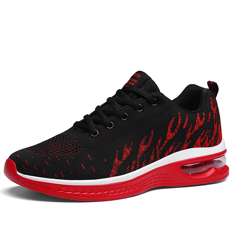Mens Sports Shoes 2025 New Breathe Mesh Lace Up Casual Walking Shoes Anti Slip Lightweight Fitness Training Running Shoes Man
