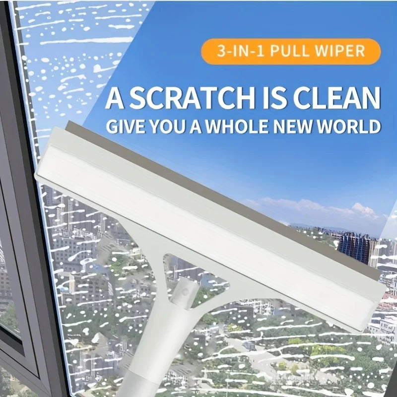 3 in 1 Window Cleaning Squeegee Multi Function Glass Mirror Wiper with Spray  Tools  Cleaning tools, cleaning brush