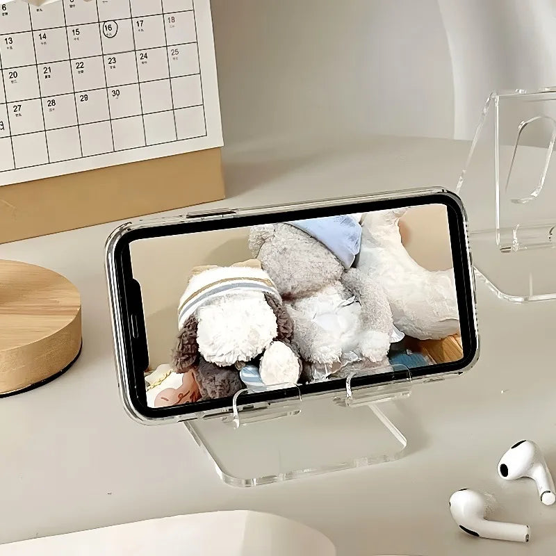 1pc Adjustable Multifunctional Phone Stand Non Slip Base Space Saving Desktop Holder for Cellphone Tablet,Office Desk Organizer