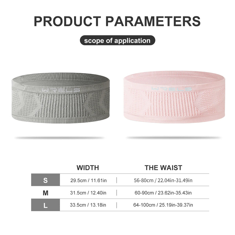 Invisible Professional Running Waist Bag Lightweight Invisible Mobile Phone Bags Portable Elastic Marathon Running Phone Sports