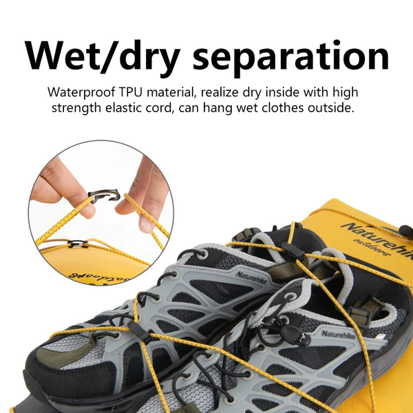 Naturehike 2025 40L Ultralight TPU Wet & Dry IPX6 Waterproof Bag Outdoor Camping Adventure Storage Bag Large Capacity Backpack