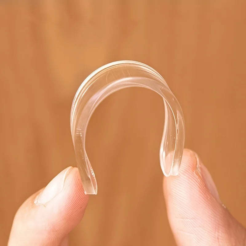 20pcs Household Door Handle Cushion,Transparent Cushion for Anti-collision and Noise Reduction Protection,Table Corner Protector