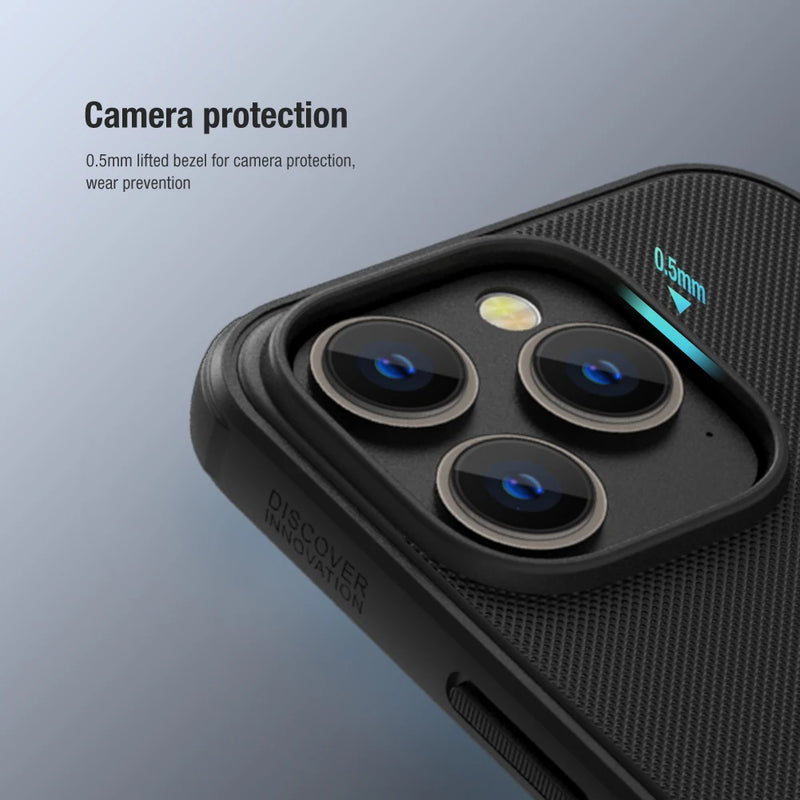 For iPhone 16 Pro Max Case For iPhone 15 Pro Max NILLKIN Frosted Shield Pro PC Matte Back Cover For iPhone 14 Pro Phone Shell