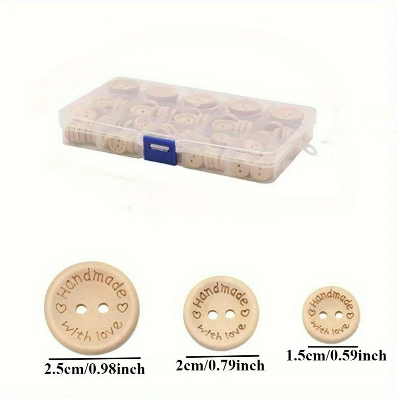 140pcs Woven Button Set Heart Button for Sewing Clothes,Decorative Clothing, Shoes, Hats Decorations,Handicraft Button Set.