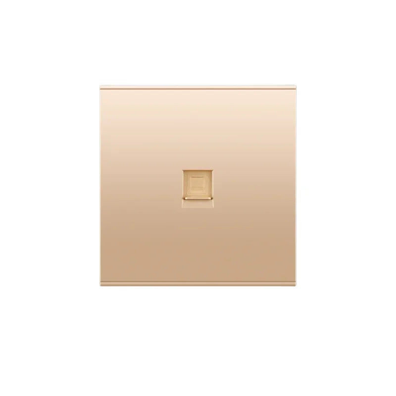 Uk Type 86 13A Universal Rose Gold 220V Wall Large Warped 1gang2way Cross Button Light Switch,USB Electric Plug Wall Socket