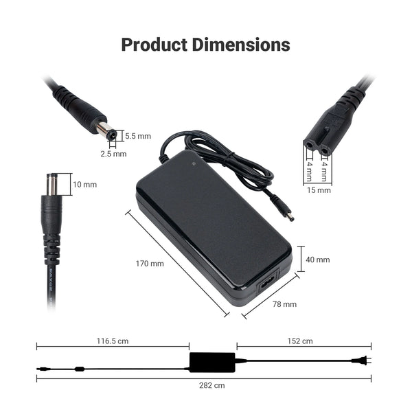 ឆ្នាំងសាក ថាមពល អគ្គិសនី Fosi Audio 48V 5A DC សម្រាប់ ឧបករណ៍ បំពង សំឡេង រោងកុន ផ្ទះ សម្រាប់ ឧបករណ៍ បំពង សំឡេង ឌីជីថល ដែល មាន រន្ធ បញ្ចូល 100-240V
