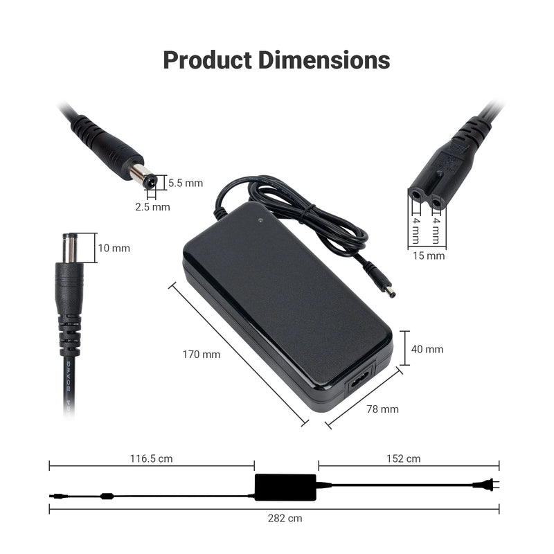 ឆ្នាំងសាក ថាមពល អគ្គិសនី Fosi Audio 48V 5A DC សម្រាប់ ឧបករណ៍ បំពង សំឡេង រោងកុន ផ្ទះ សម្រាប់ ឧបករណ៍ បំពង សំឡេង ឌីជីថល ដែល មាន រន្ធ បញ្ចូល 100-240V